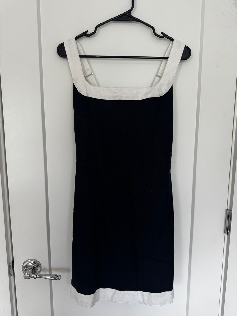 Abercrombie & Fitch Black Dress with White Trim